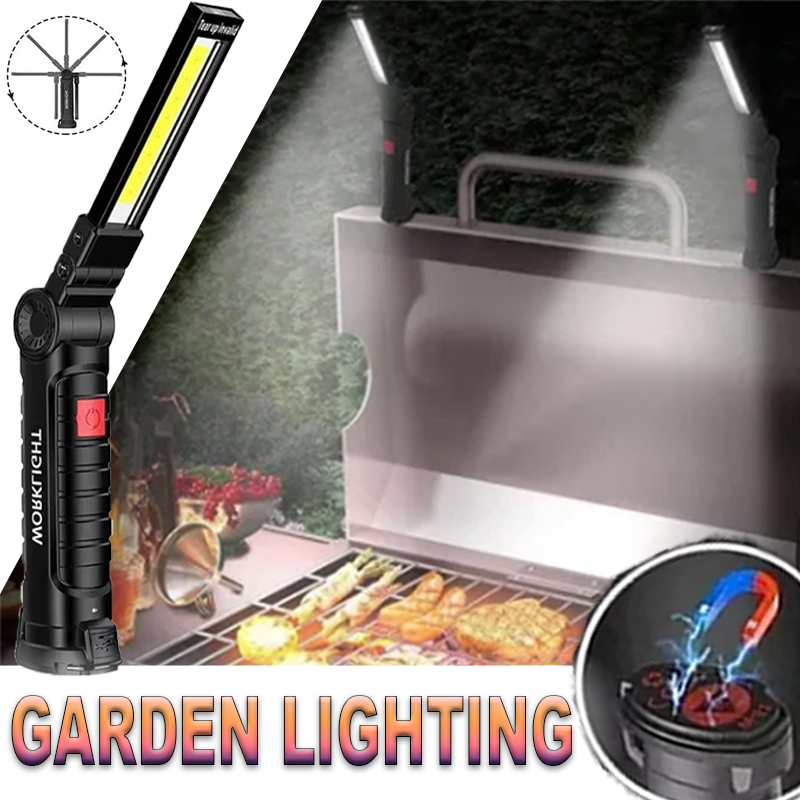 Outdoor Camping Lamp - Lanterna led portátil com gancho magnético,