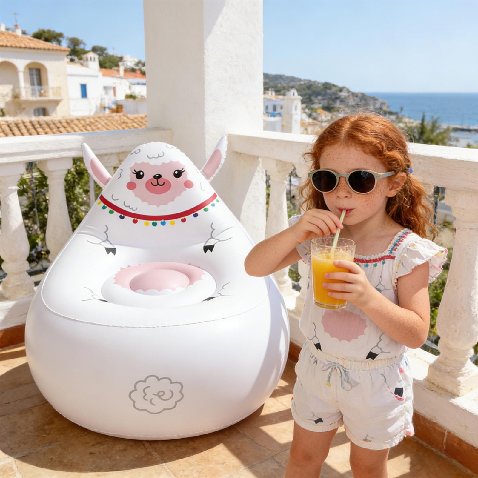 Outdoor Camping For Kids - Cadeira inflável para crianças, portátil, formato
