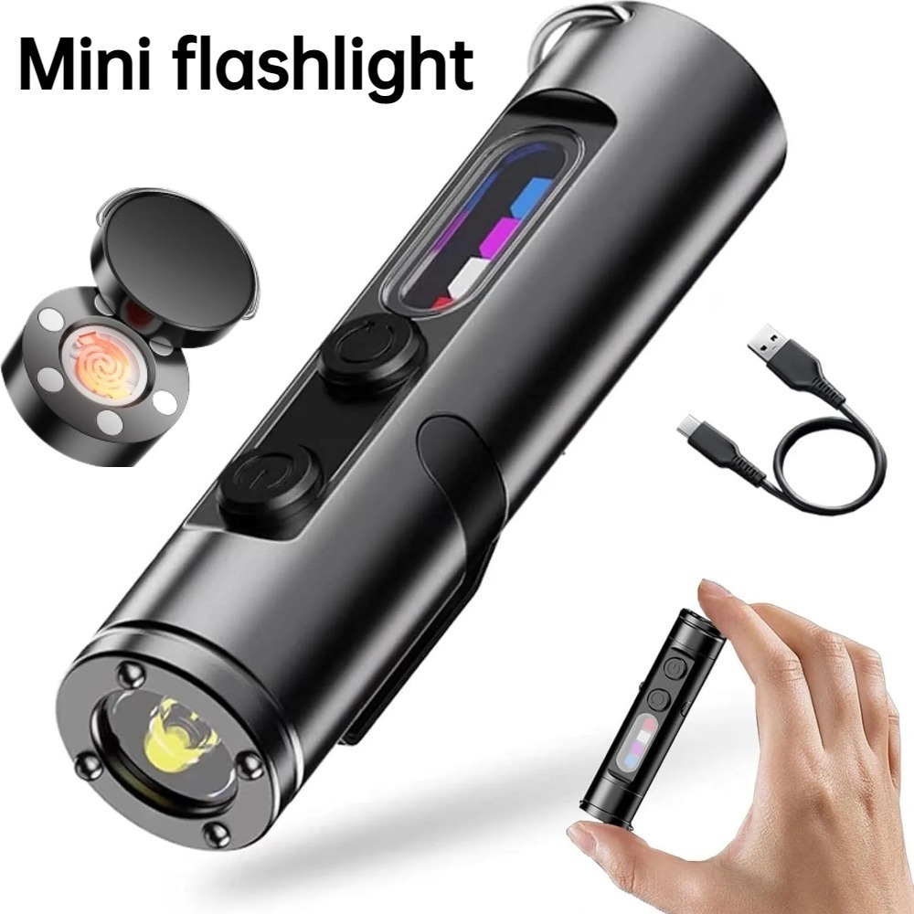 Outdoor Camping Lamp - Mini Lanterna Portátil Recarregável Tipo C