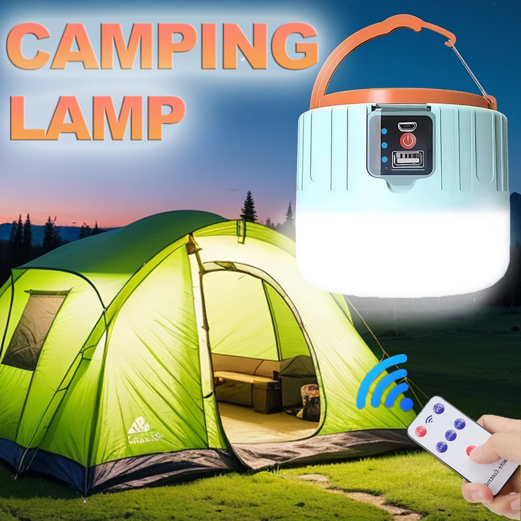 Outdoor Camping Lamp - Lanterna de acampamento solar recarregável led
