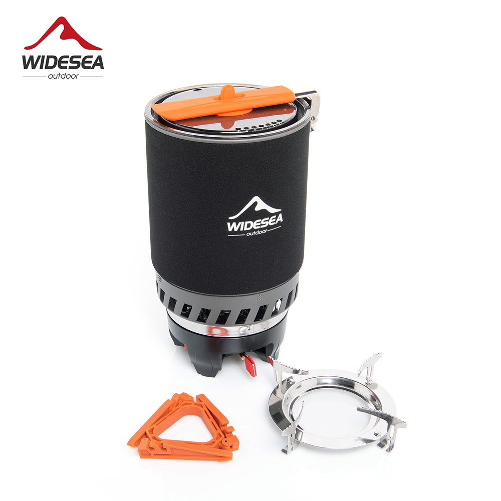 Outdoor Camping Gas Stove - Widesea acampamento sistema de cozinha com