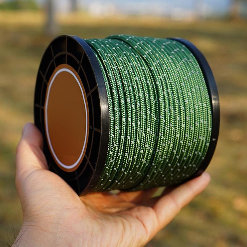 Outdoor Camping Guy - Corda de Paracord Refletiva para Barraca,