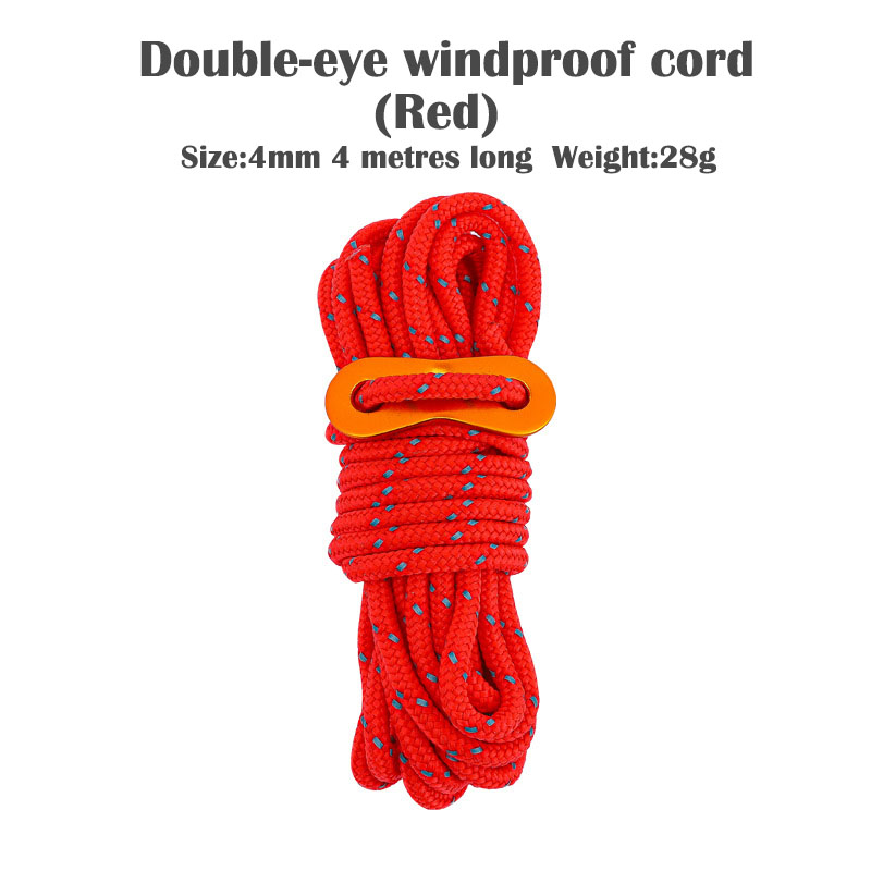 Outdoor Camping Guy - Cordas para Barraca 4mm, Corda Refletiva,