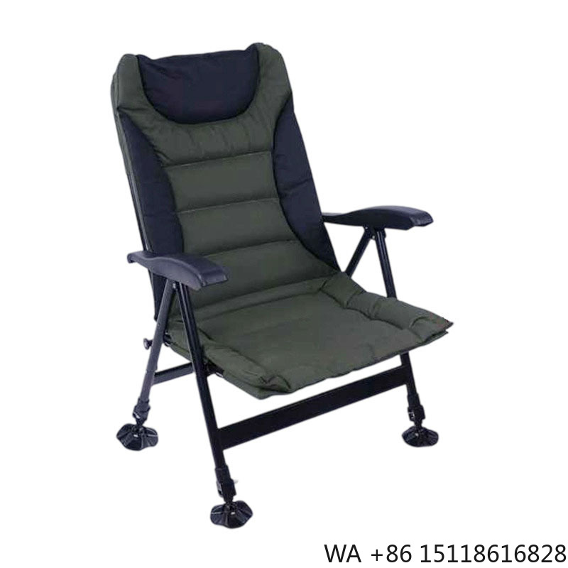 Outdoor Camping Furniture - Cadeira Portátil Dobrável com Cinco Posições