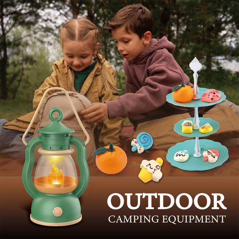Outdoor Camping For Kids - Crianças conjunto de acampamento fogueira fingir