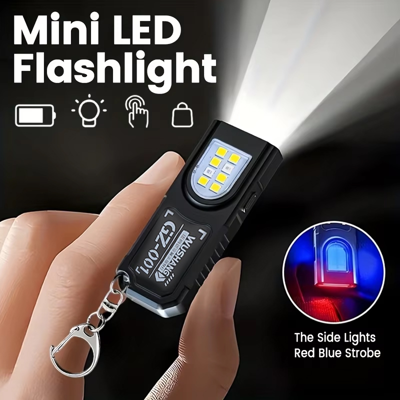 Outdoor Camping Lamp - Chaveiro multifuncional lanterna recarregável usb mini