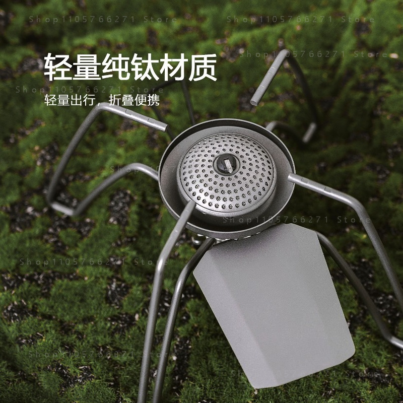 Outdoor Camping Gas Stove - Fogareiro Spider com Micro Regulador, Gás