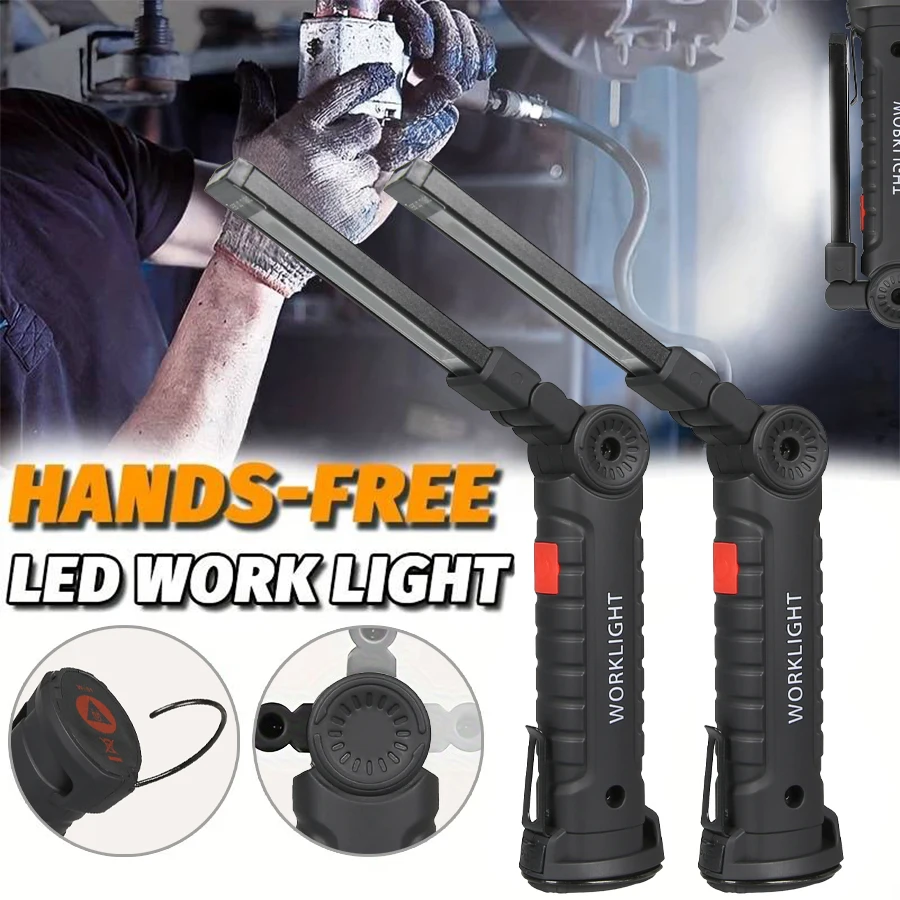 Outdoor Camping Lamp - Nova Lanterna LED COB Portátil Recarregável