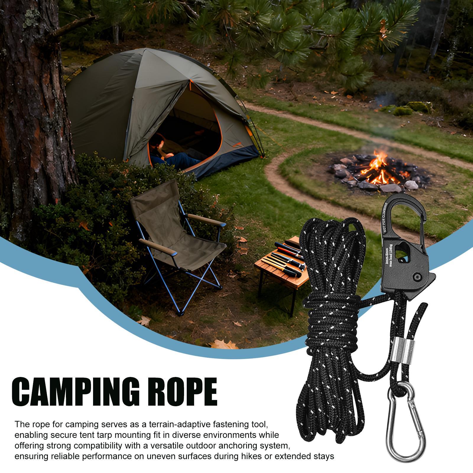Outdoor Camping Guy - Corda de Nylon Refletiva para Camping