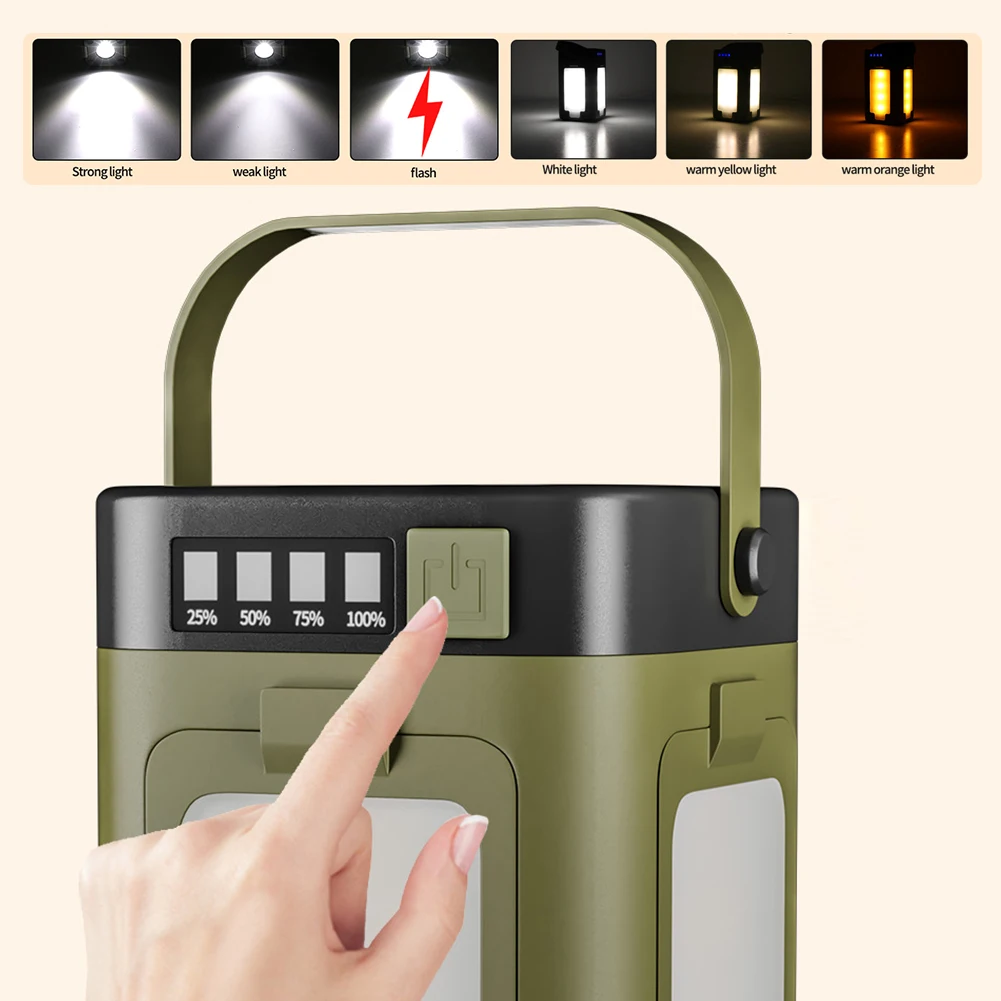 Lanterna Solar Portátil para C - Outdoor Camping Lamp avaliação e preço