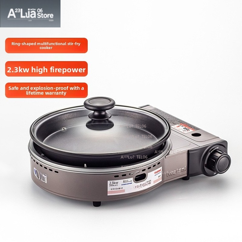 Fogão a Gás Portátil à Prova d - Outdoor Camping Gas Stove avaliação e preço