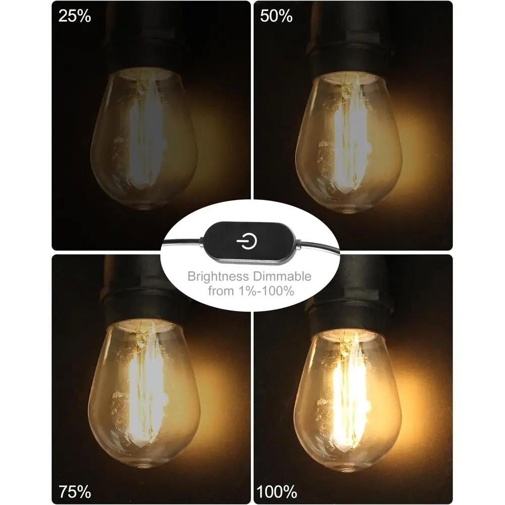 Luzes de Cordão USB de 24,6 pé - Outdoor Camping Lights String avaliação e preço