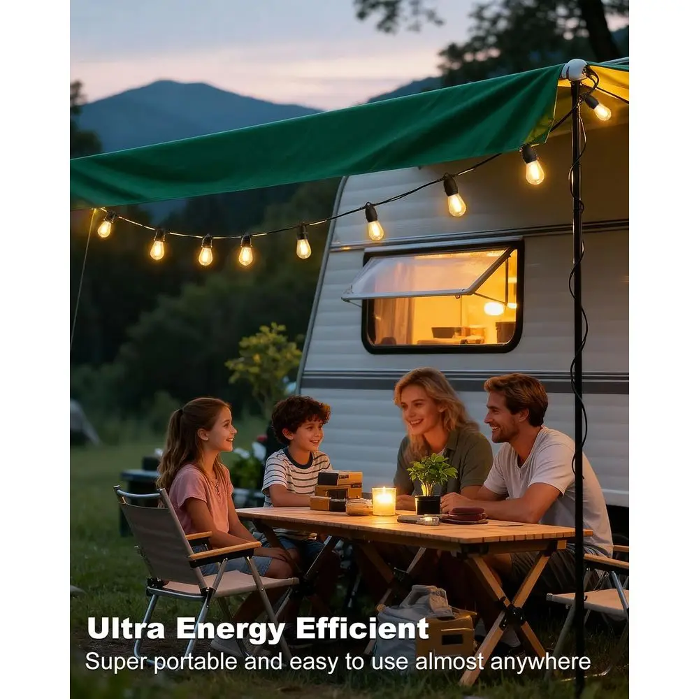Luzes de Cordão USB de 24,6 pé - Outdoor Camping Lights String avaliação e preço