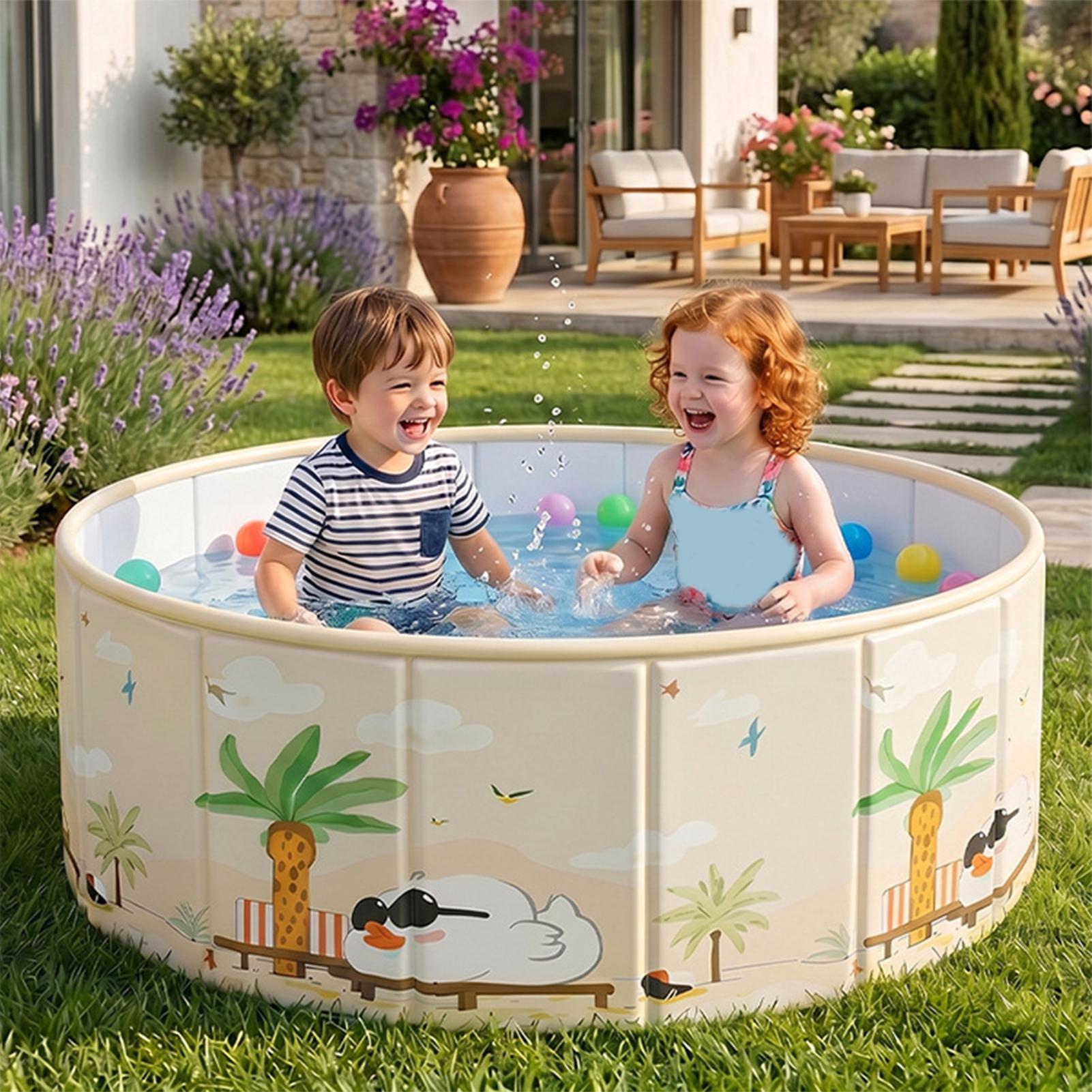 Piscina Dobrável Reforçada par - Outdoor Camping For Kids avaliação e preço