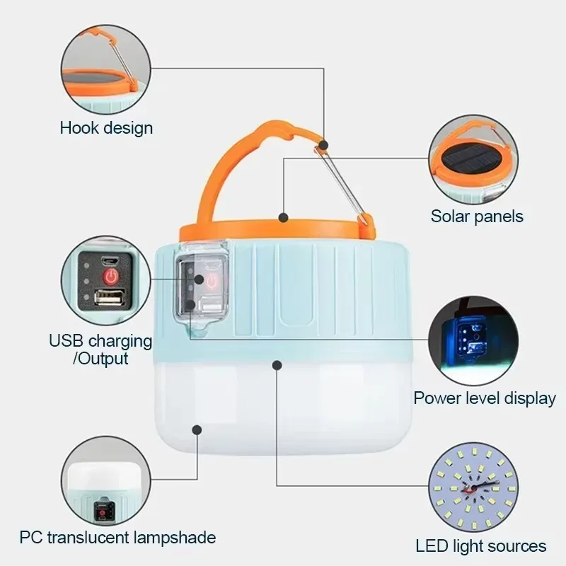 Lanterna de acampamento solar  - Outdoor Camping Lamp avaliação e preço