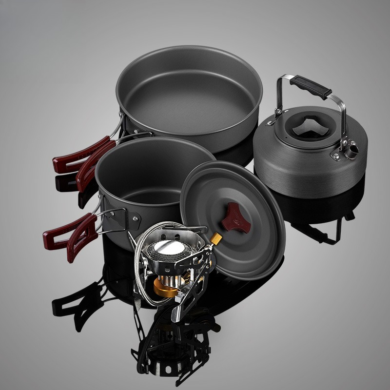 Conjunto de Fogão a Gás Portát - Outdoor Camping Gas Stove avaliação e preço