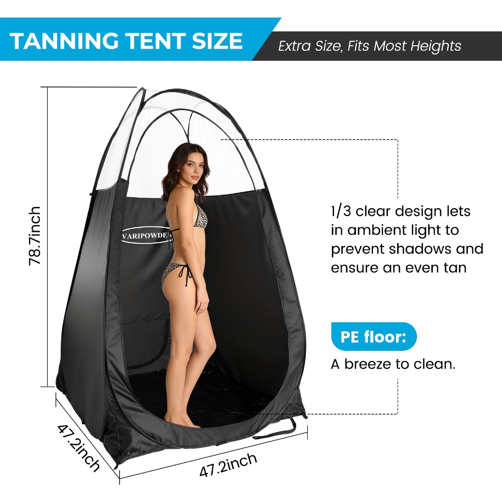 Tenda Portátil Preta para Bron - Outdoor Camping Toilet Tent avaliação e preço