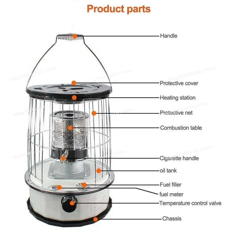 Aquecedor Portátil para Pesca  - Outdoor Camping Heater avaliação e preço