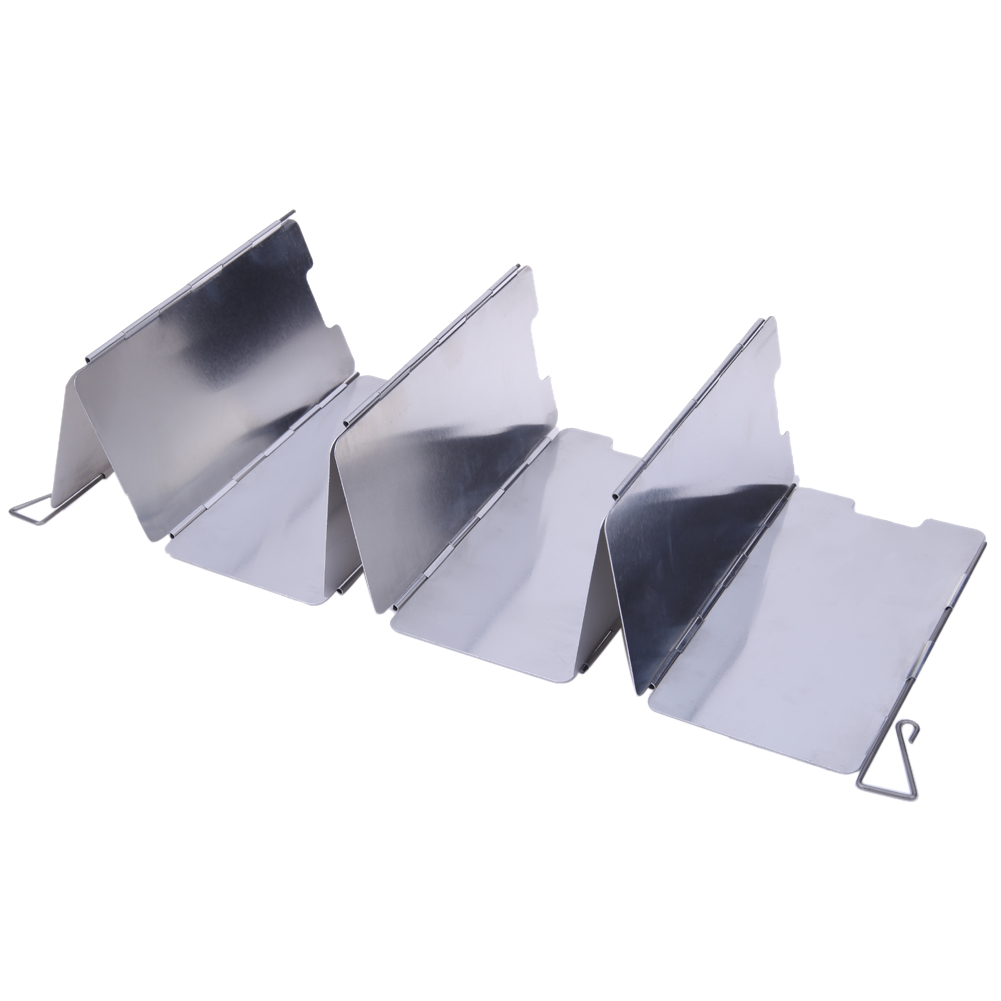 Protetor de Vento Dobrável par - Outdoor Camping Gas Stove avaliação e preço