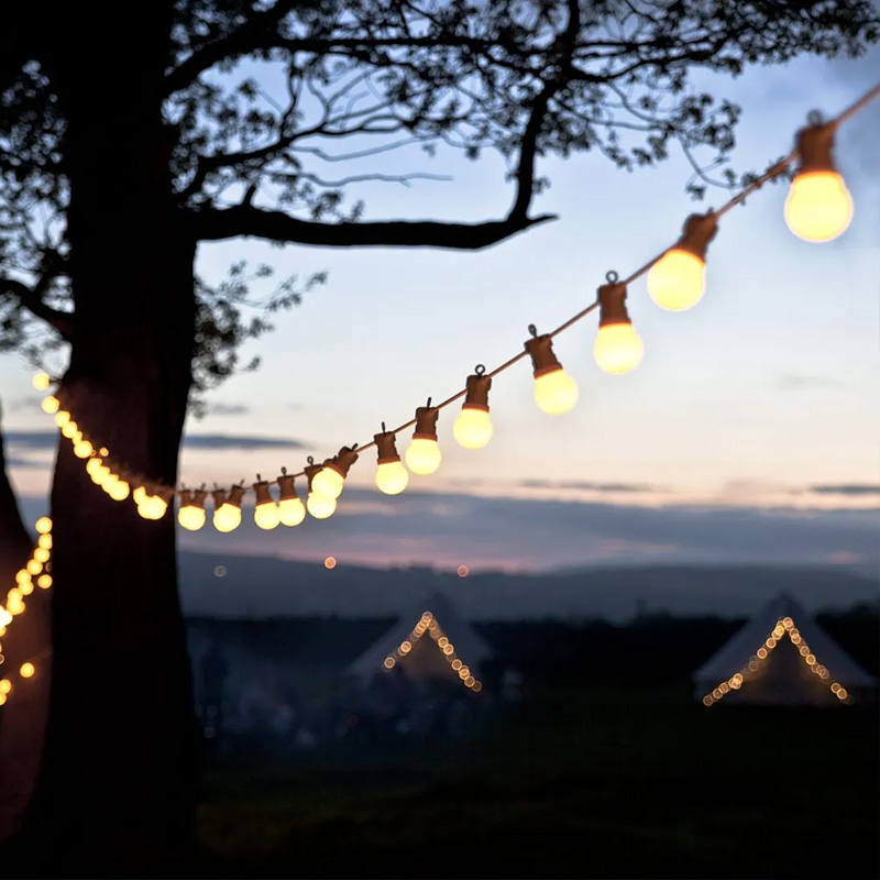 23m pátio string lâmpadas g50  - Outdoor Camping Lights String avaliação e preço