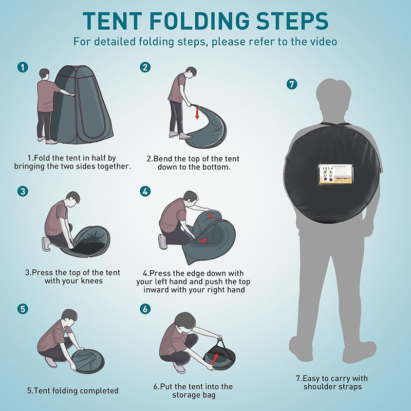 ‌ Abrigo de privacidade para b - Outdoor Camping Toilet Tent avaliação e preço