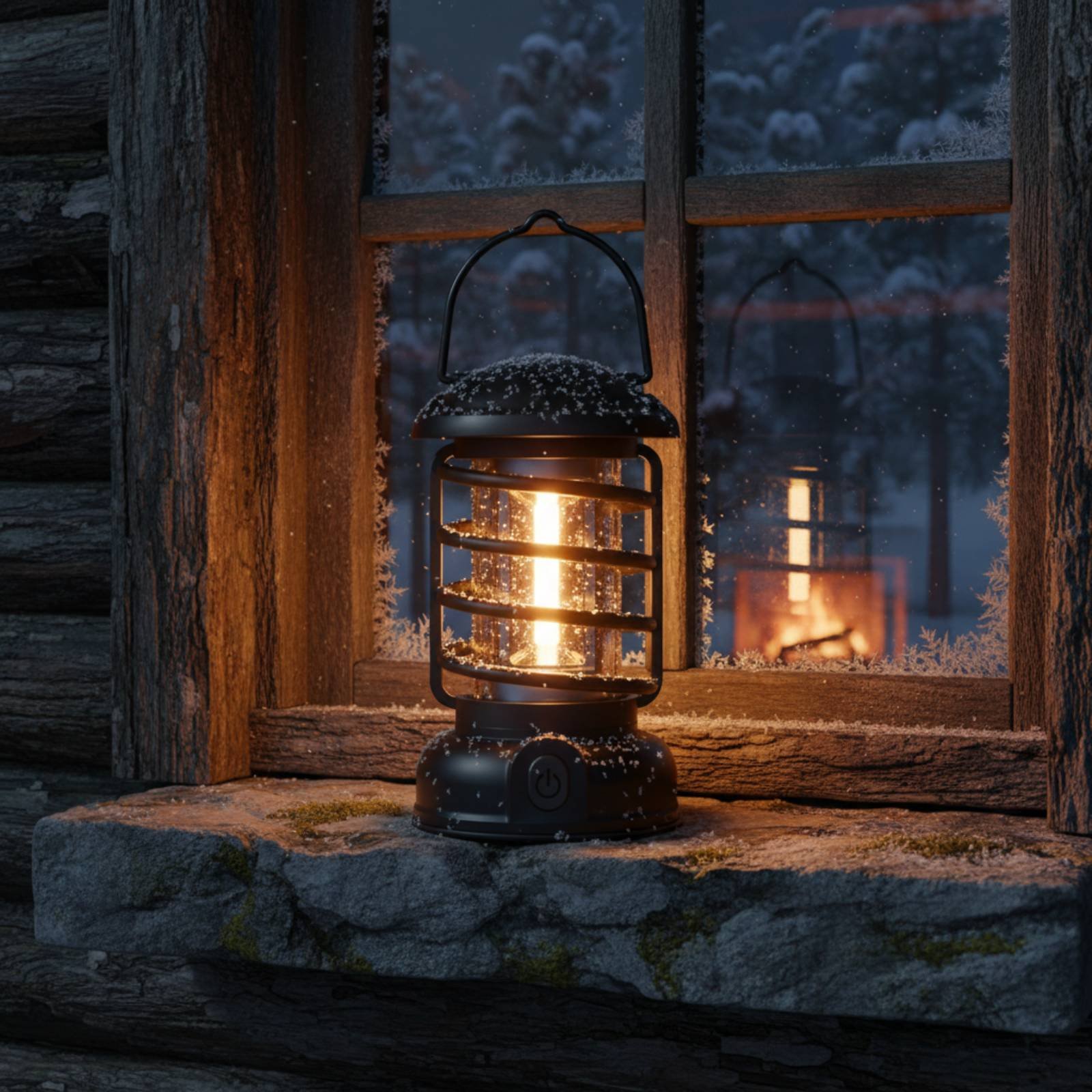 Lanterna de Camping Retrô com  - Outdoor Camping Lamp avaliação e preço
