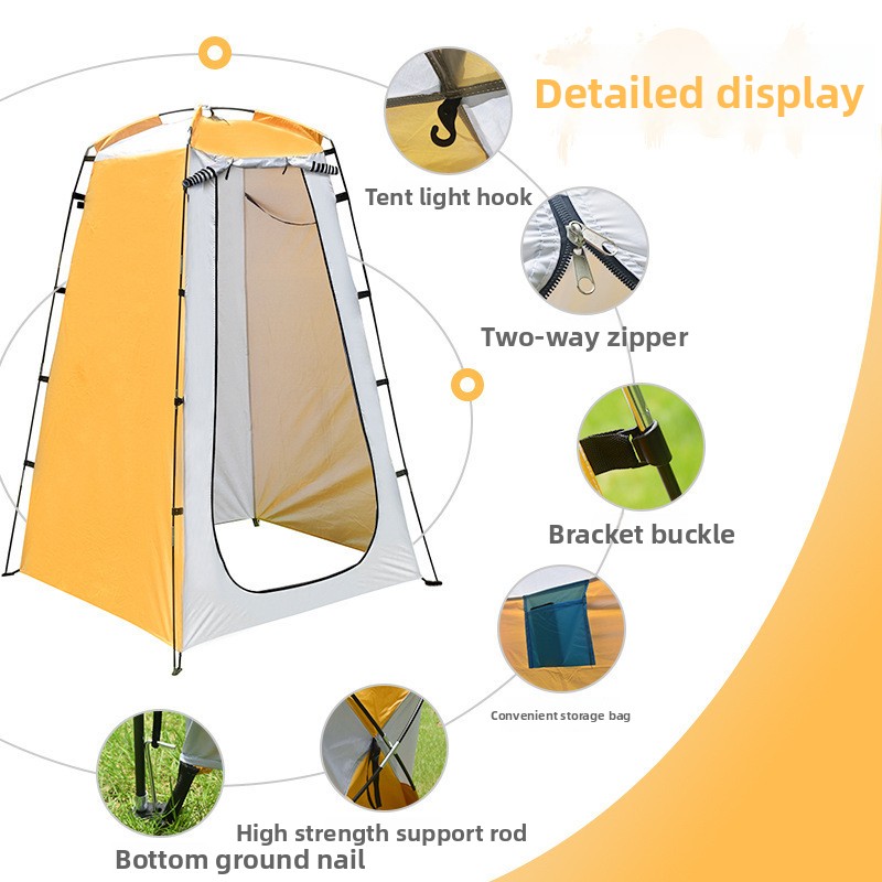 Tenda de Privacidade Portátil  - Outdoor Camping Toilet Tent avaliação e preço