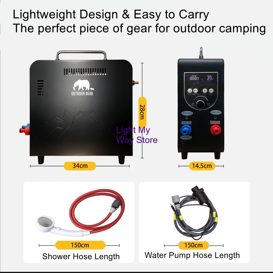 Aquecedor de Água a Gás Portát - Outdoor Camping Heater avaliação e preço
