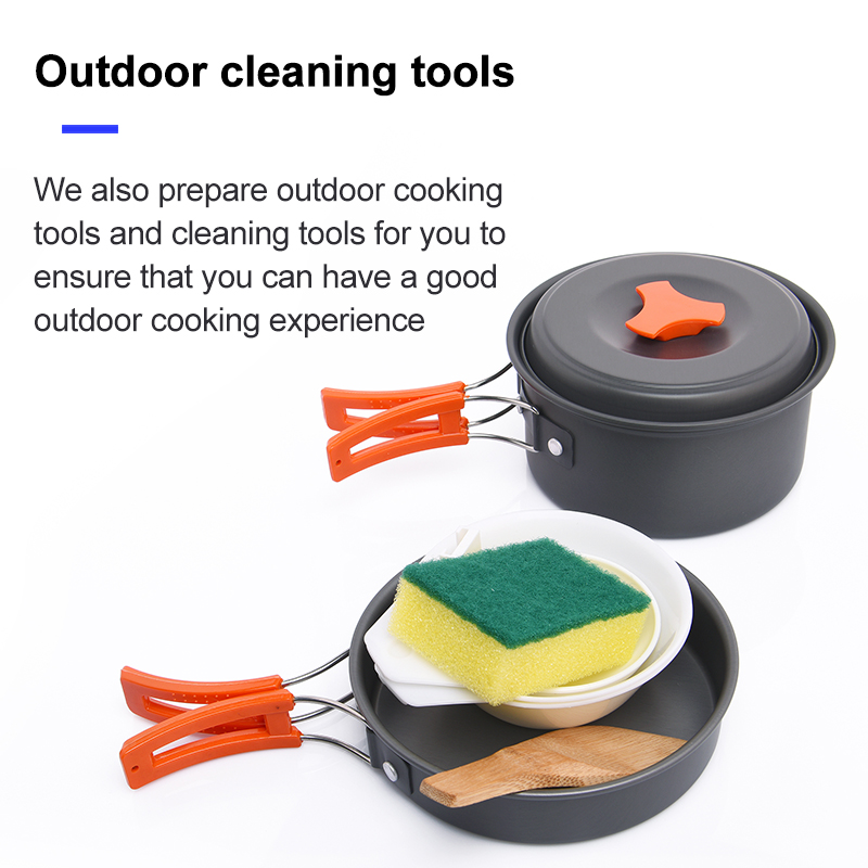 Widesea conjunto de panelas pa - Outdoor Camping Kitchen Set avaliação e preço