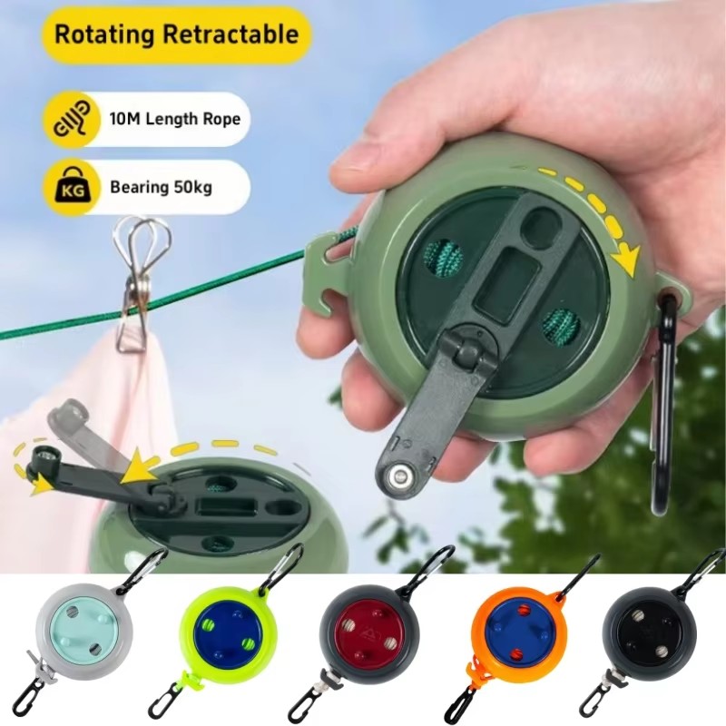 Varal Retrátil de 10M para Via - Camping Outdoor Clothing avaliação e preço