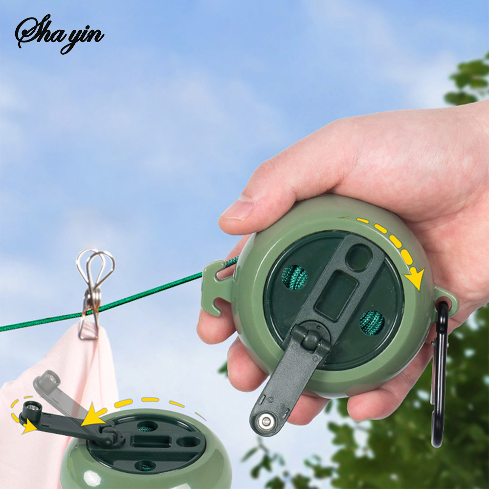 Varal Retrátil de 10M para Via - Camping Outdoor Clothing avaliação e preço