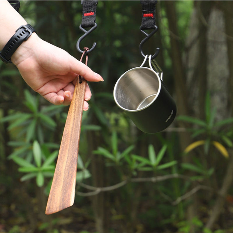 Espátula de madeira portátil t - Outdoor Camping Kitchen With Sink avaliação e preço