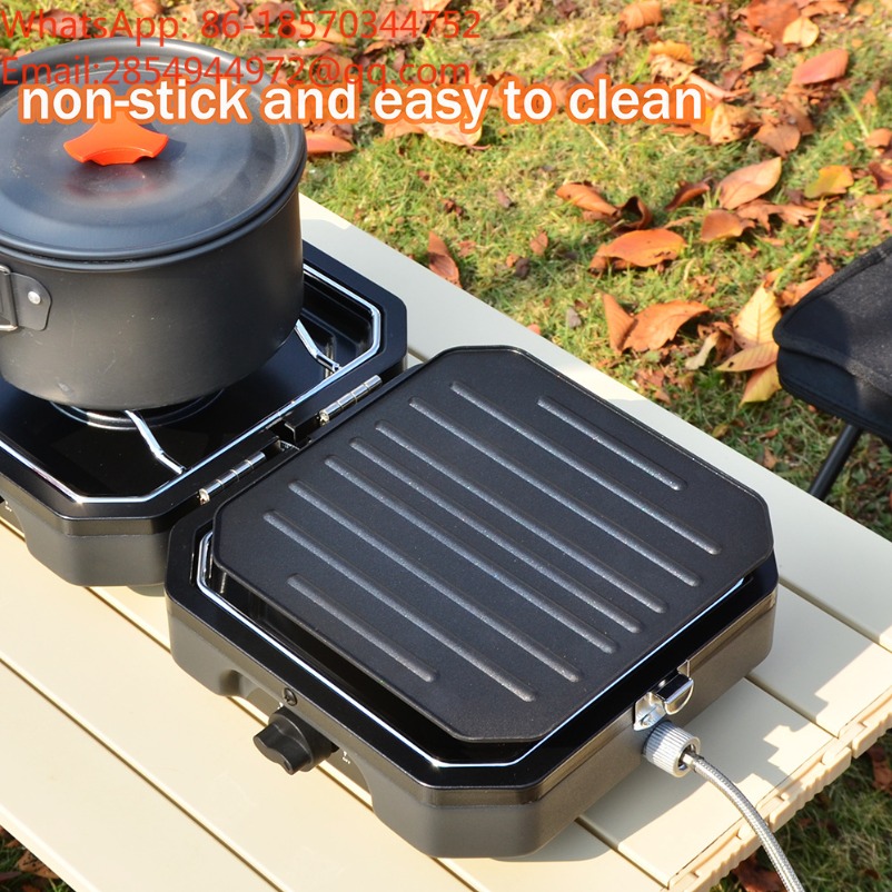 Fogão a Gás Portátil Dobrável  - Outdoor Camping Gas Stove avaliação e preço