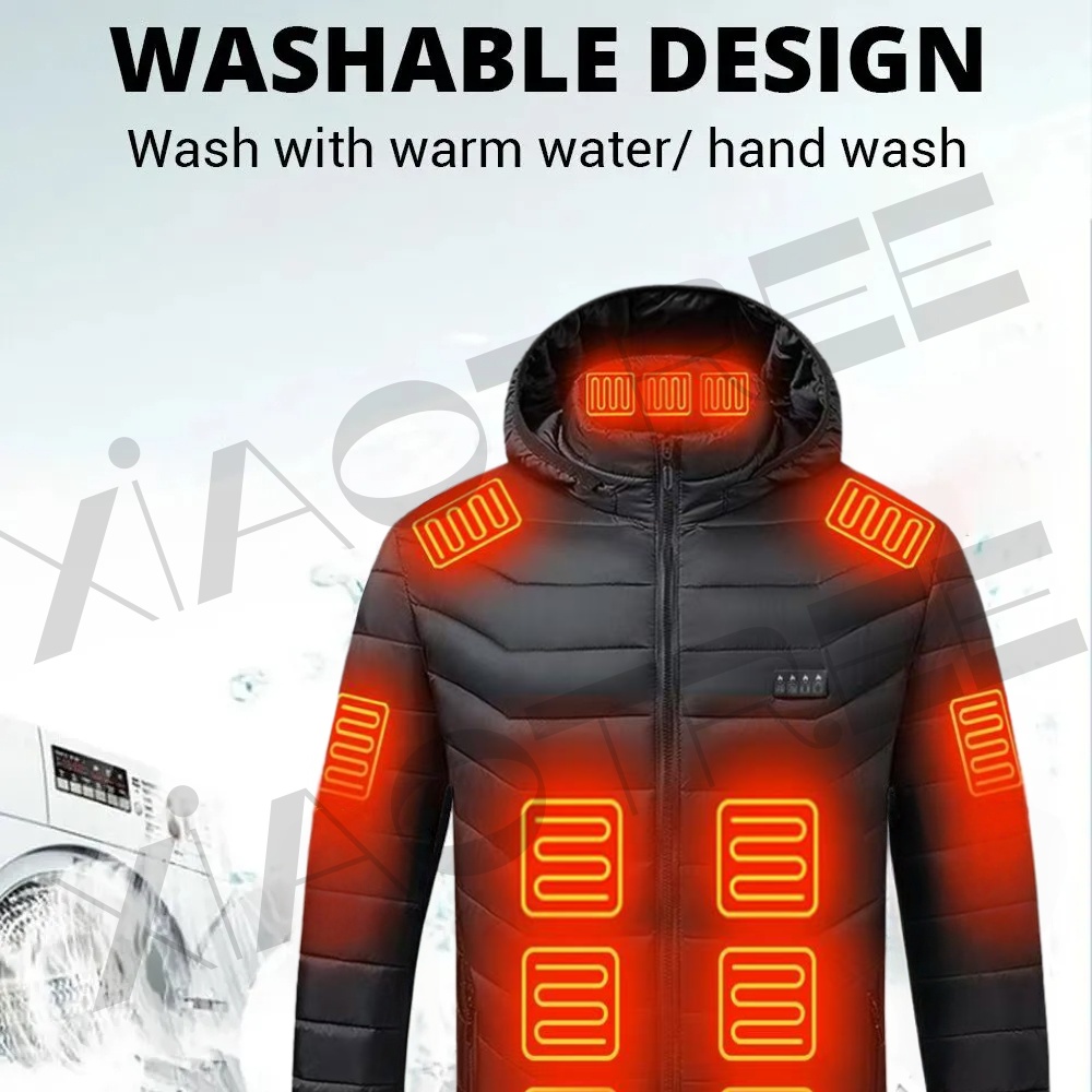 28 áreas jaqueta de aqueciment - Camping Outdoor Clothing avaliação e preço