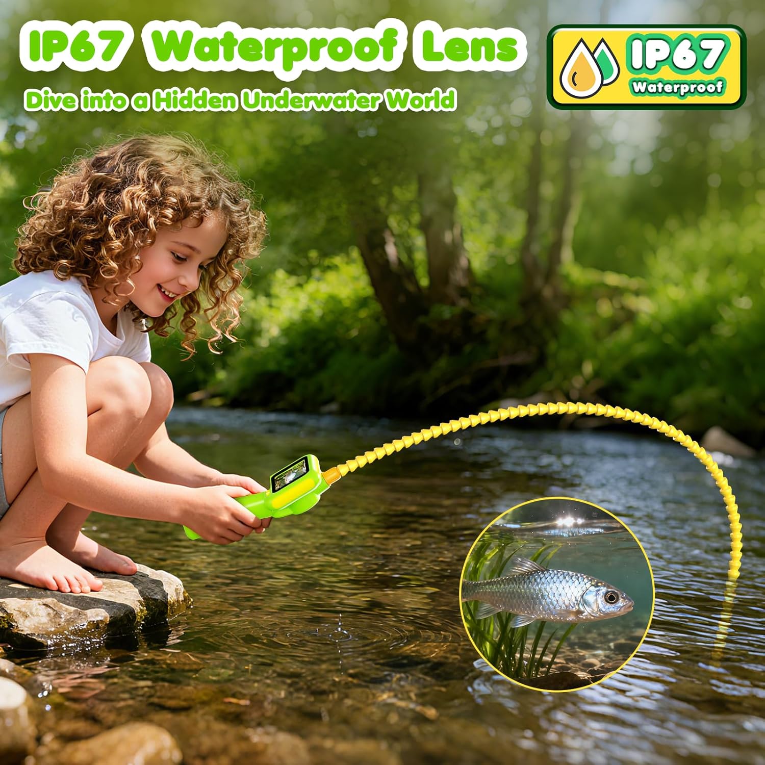 Endoscópio para Crianças, Câme - Outdoor Camping For Kids avaliação e preço