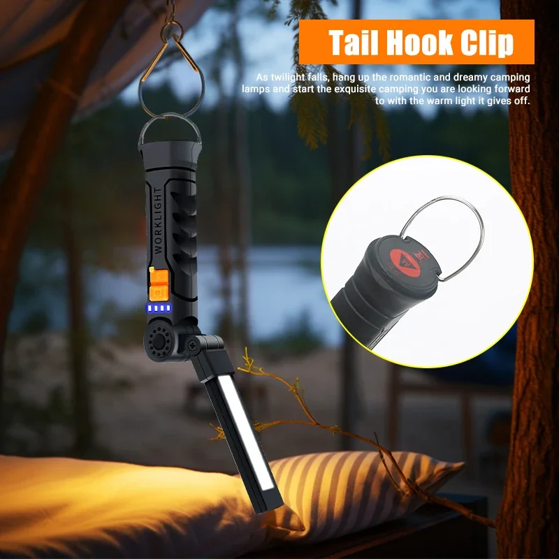 Lanterna led cob portátil reca - Outdoor Camping Lamp avaliação e preço
