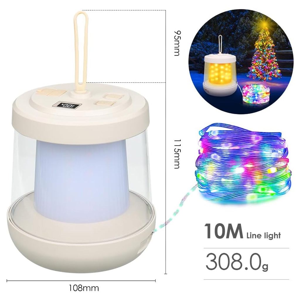 Lanterna de Camping 2 em 1 e L - Outdoor Camping Lights String avaliação e preço