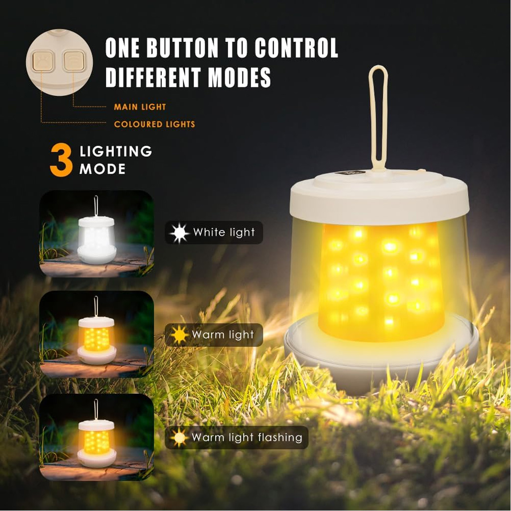 Lanterna de Camping 2 em 1 e L - Outdoor Camping Lights String avaliação e preço