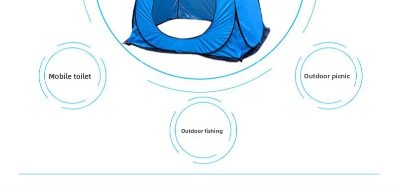 Tenda de banho, tenda para tro - Outdoor Camping Toilet Tent avaliação e preço