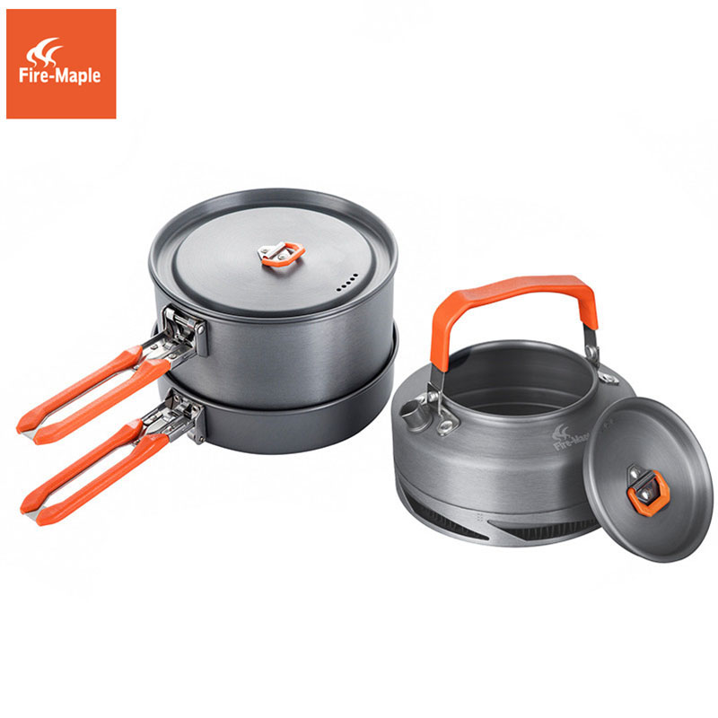 Fire Maple-Camping Panelas, Ut - Outdoor Camping Kitchen Set avaliação e preço