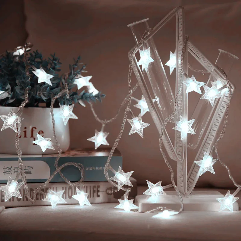 Bateria energia festão estrela - Outdoor Camping Lights String avaliação e preço