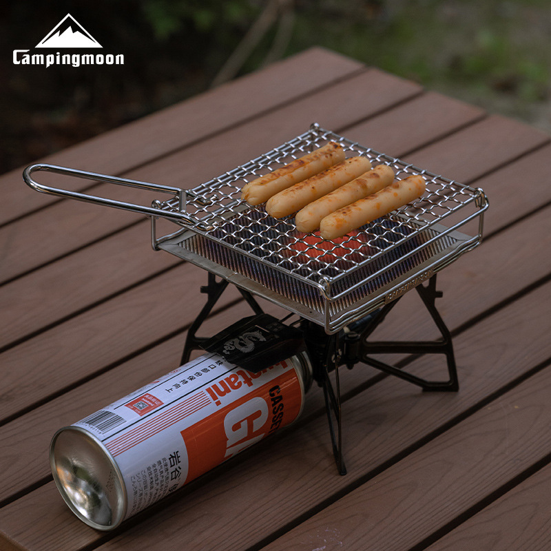 CAMPINGMOON Grelha Dobrável de - Outdoor Camping Gas Stove avaliação e preço