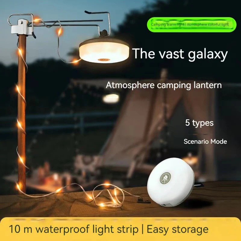 Luzes de Cordão LED para Exter - Outdoor Camping Lights String avaliação e preço